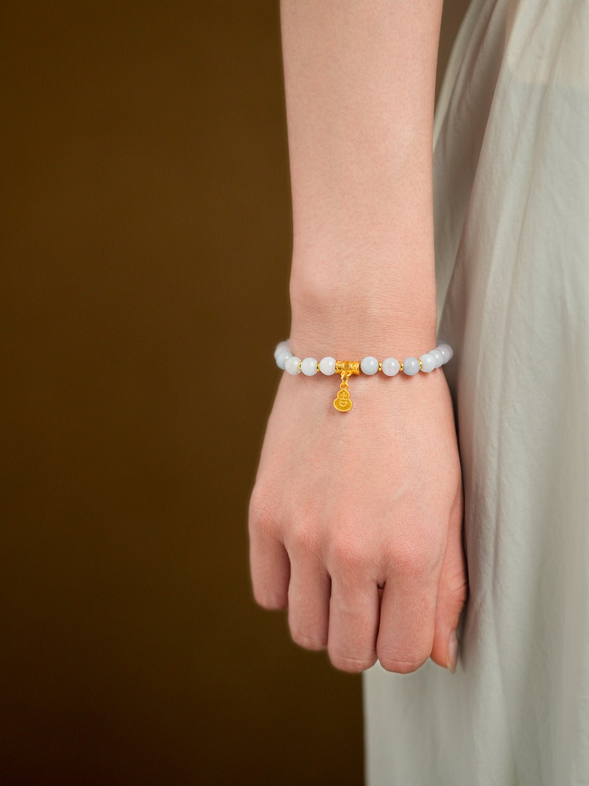 Amethyst Accent Turquoise & Aquamarine Bracelet Set - Lunaire Jewelry