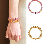 Blossom & Glow Crystal Bracelet Set - Lunaire Jewelry