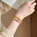 Blossom & Glow Crystal Bracelet Set - Lunaire Jewelry