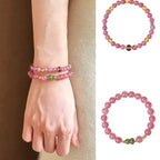 Blossom & Glow Crystal Bracelet Set - Lunaire Jewelry