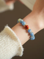 Calming Tides Azurite Bracelet Set (6mm & 8mm) - Lunaire Jewelry