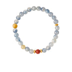 Calming Tides Azurite Bracelet Set (6mm & 8mm) - Lunaire Jewelry