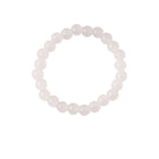 Cloudy White Crystal Minimalist Bracelet - Lunaire Jewelry