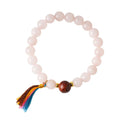 Daisy & Tassel Pastel Crystal Bracelet Set - Lunaire Jewelry
