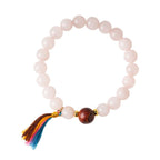 Daisy & Tassel Pastel Crystal Bracelet Set - Lunaire Jewelry