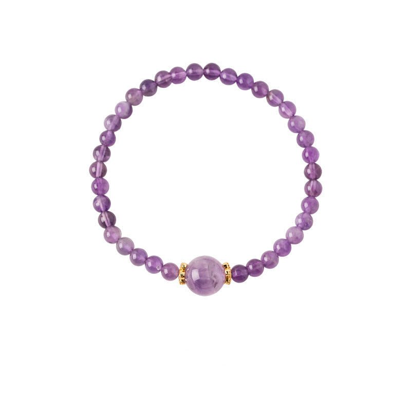 Ethereal Amethyst & Pearl Multi - Strand Bracelet Set - Lunaire Jewelry