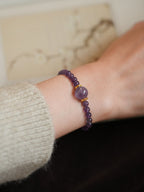 Ethereal Amethyst & Pearl Multi - Strand Bracelet Set - Lunaire Jewelry