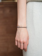 Forest & Smoke Crystal Bracelet Set - Lunaire Jewelry