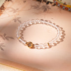 Four - Leaf Clover Crystal Bracelet Set - Lunaire Jewelry