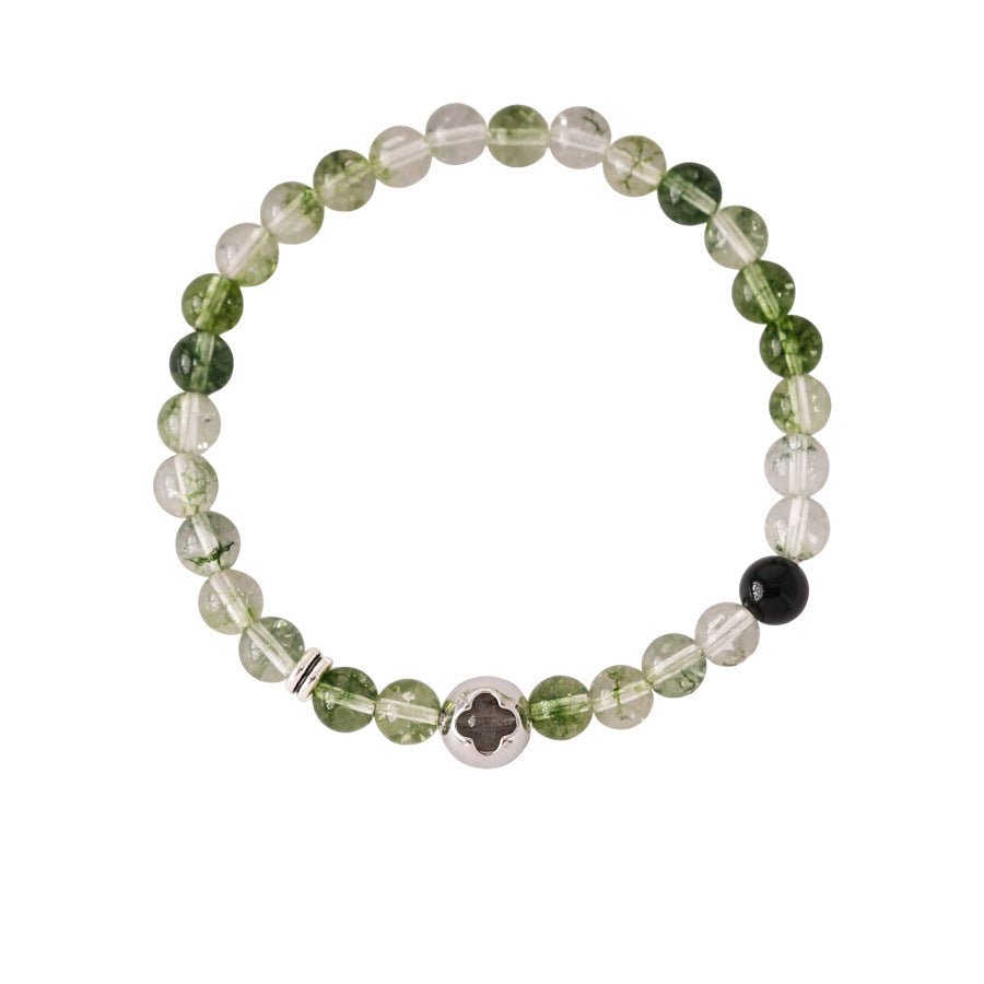 Four - Leaf Clover Crystal Bracelet Set - Lunaire Jewelry