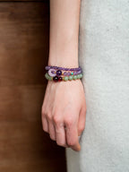 Lavender Haze Amethyst Bracelet - Lunaire Jewelry