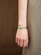 Nature’s Palette Tourmaline & Malachite Crystal Bracelet Set - Lunaire Jewelry