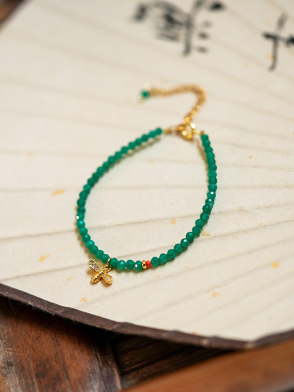 Nature’s Palette Tourmaline & Malachite Crystal Bracelet Set - Lunaire Jewelry