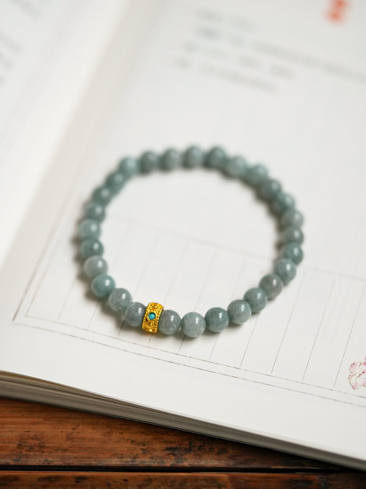 Ocean Jasper Serenity Stacking Bracelet - Lunaire Jewelry