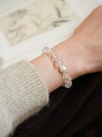 Sunlit Citrine & Clear Quartz Crystal Set - Lunaire Jewelry