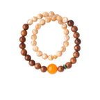 Sunset & Lavender Crystal Bracelet Set - Lunaire Jewelry