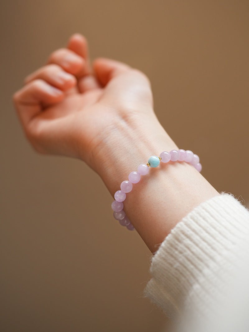 Sunset & Lavender Crystal Bracelet Set - Lunaire Jewelry