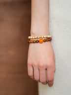 Sunset & Lavender Crystal Bracelet Set - Lunaire Jewelry