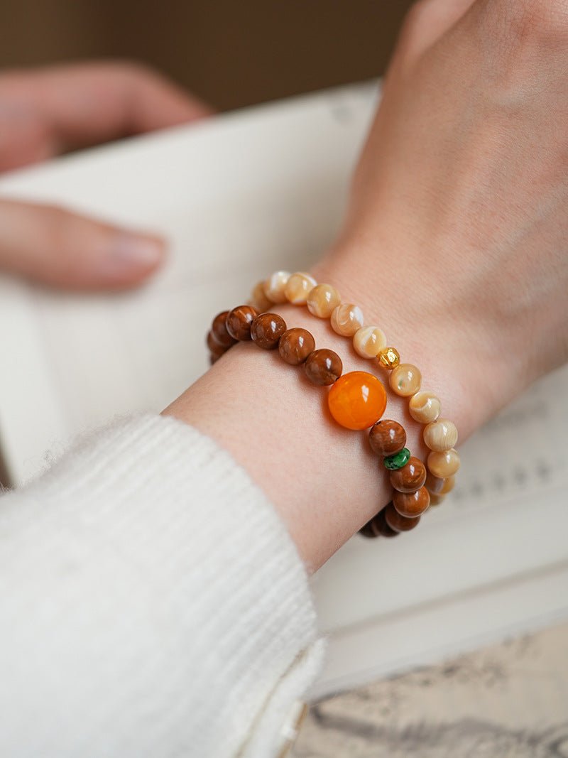 Sunset & Lavender Crystal Bracelet Set - Lunaire Jewelry